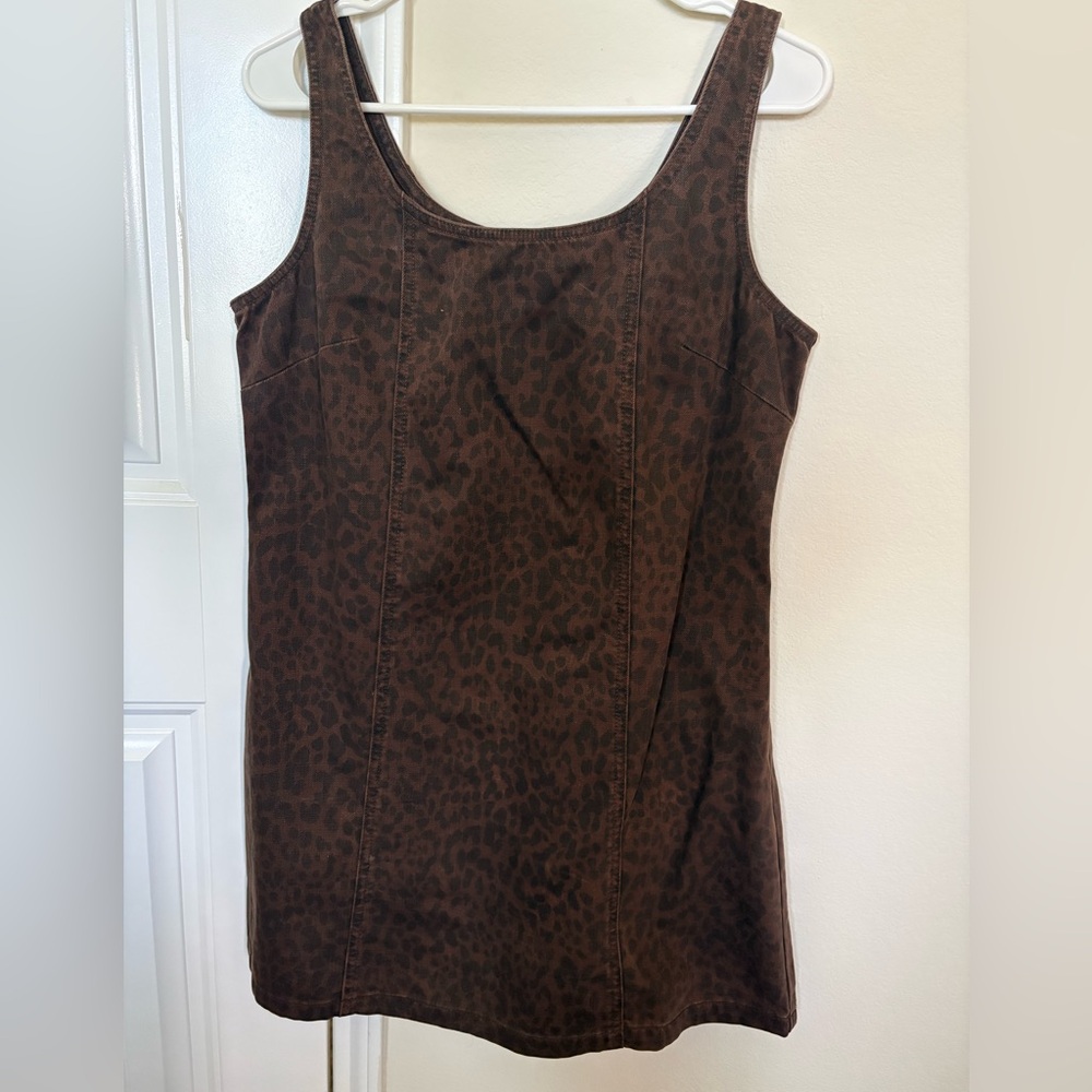 GAP Brown Leopard Print dress